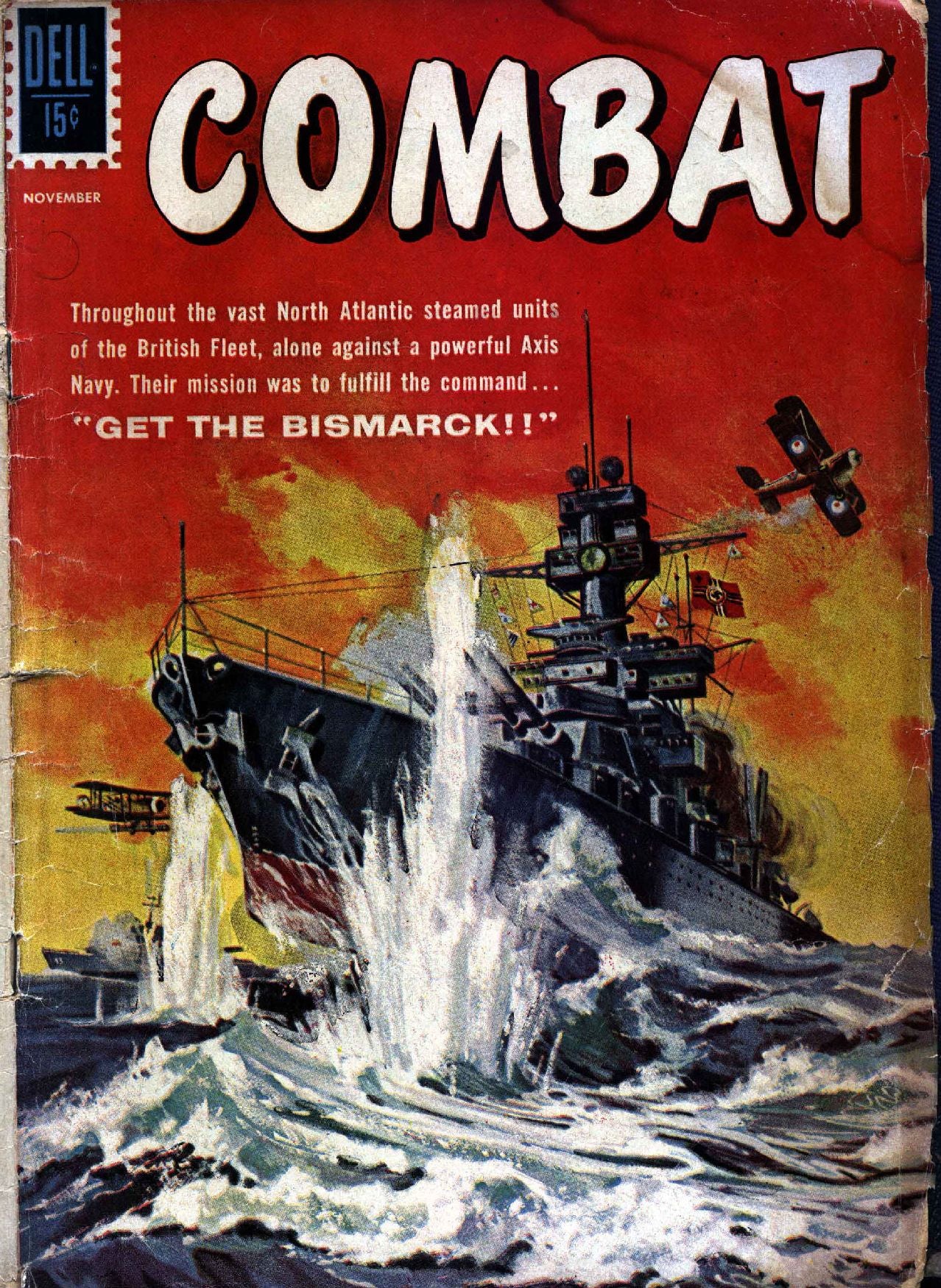 Combat Number 1 War Comic Book