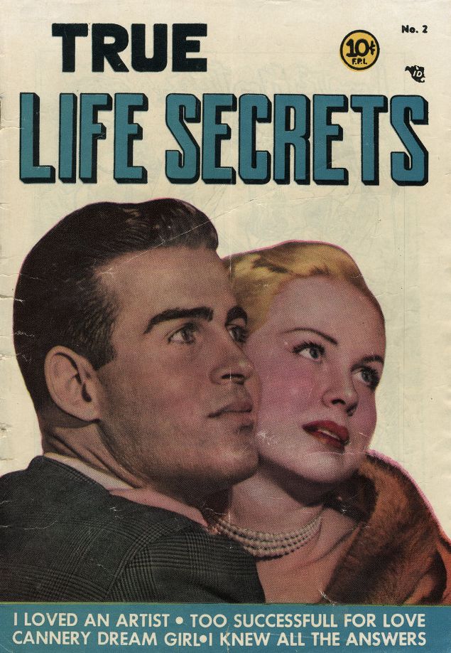 True Life Secrets Number 2 Love Comic Book