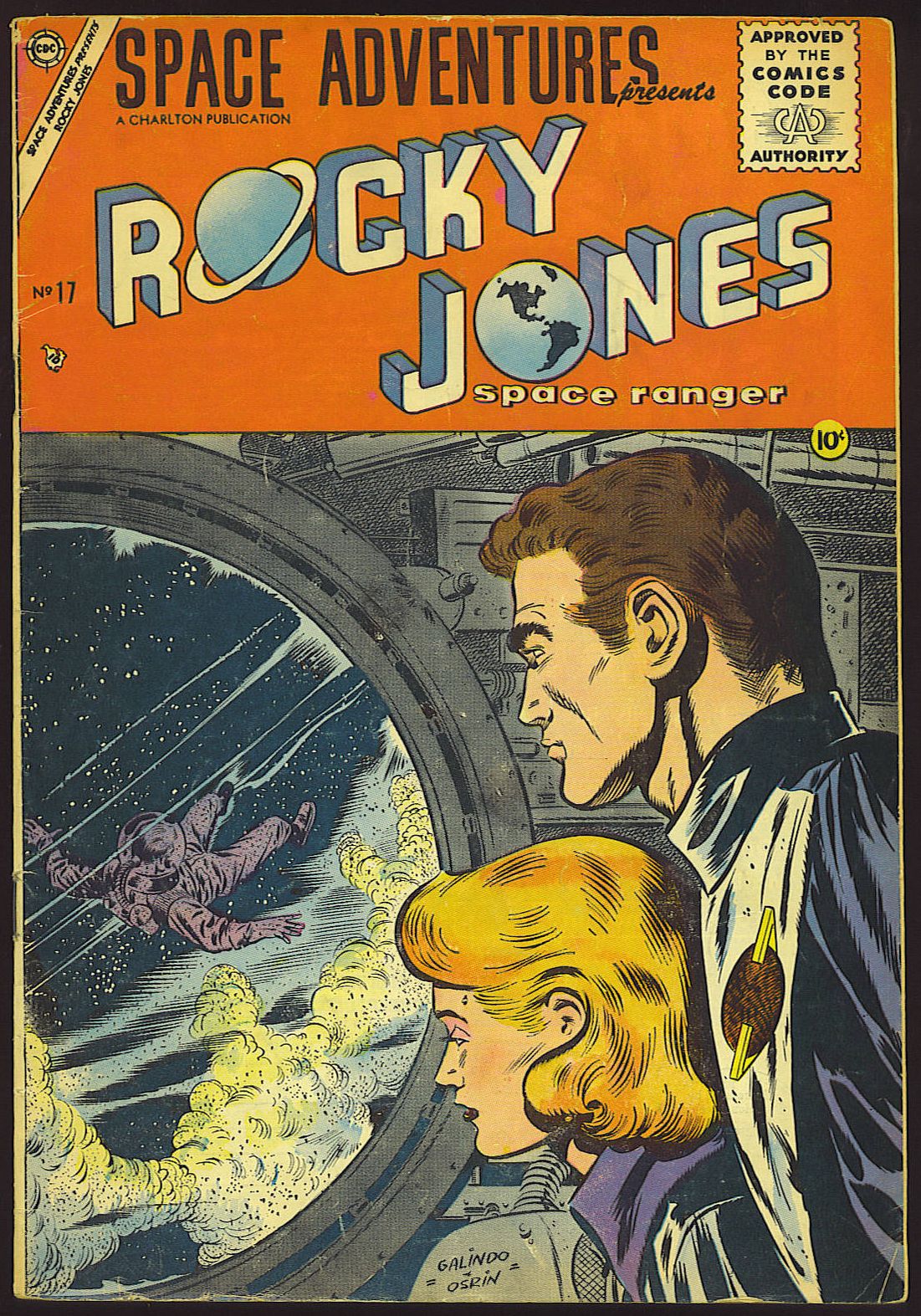 Space Adventures Number 17 Science Fiction Comic Book