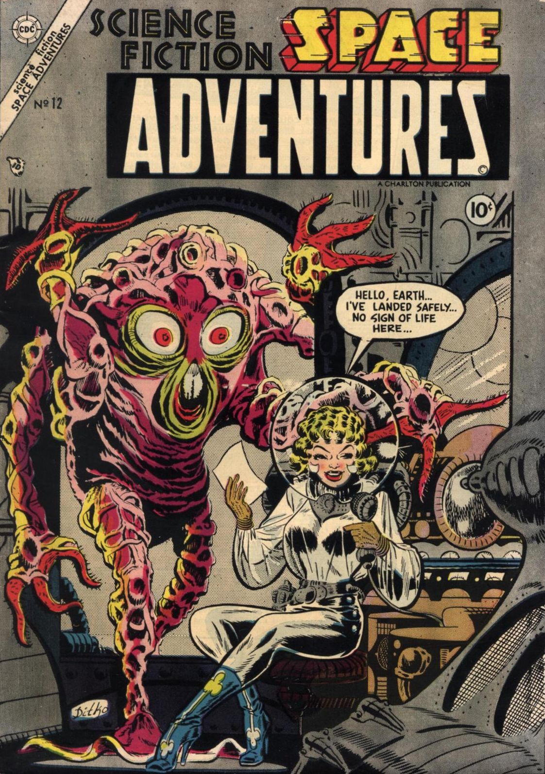 Space Adventures Number 12 Science Fiction Comic Book