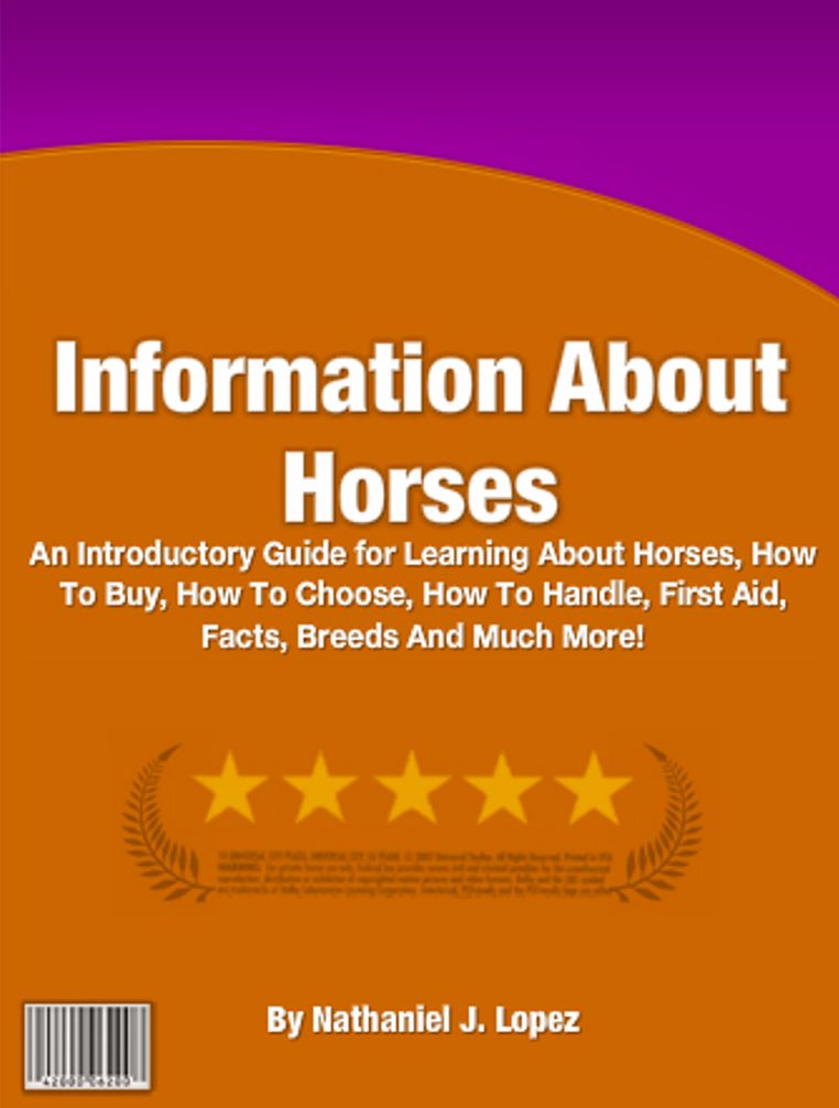 Information About Horses: An Introductory Guide for Learning About Horses, How To Buy, How To Choose, How To Handle, First Aid, Facts, Breeds And Much More!