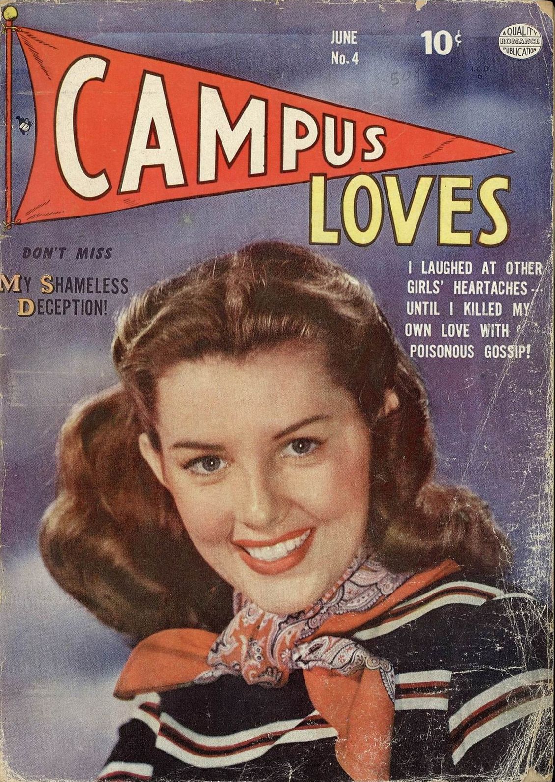 Campus Loves Number 4 Love comic book