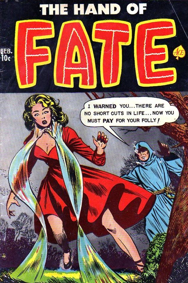 The Hand of Fate Comic Books Issue No. 16 1953