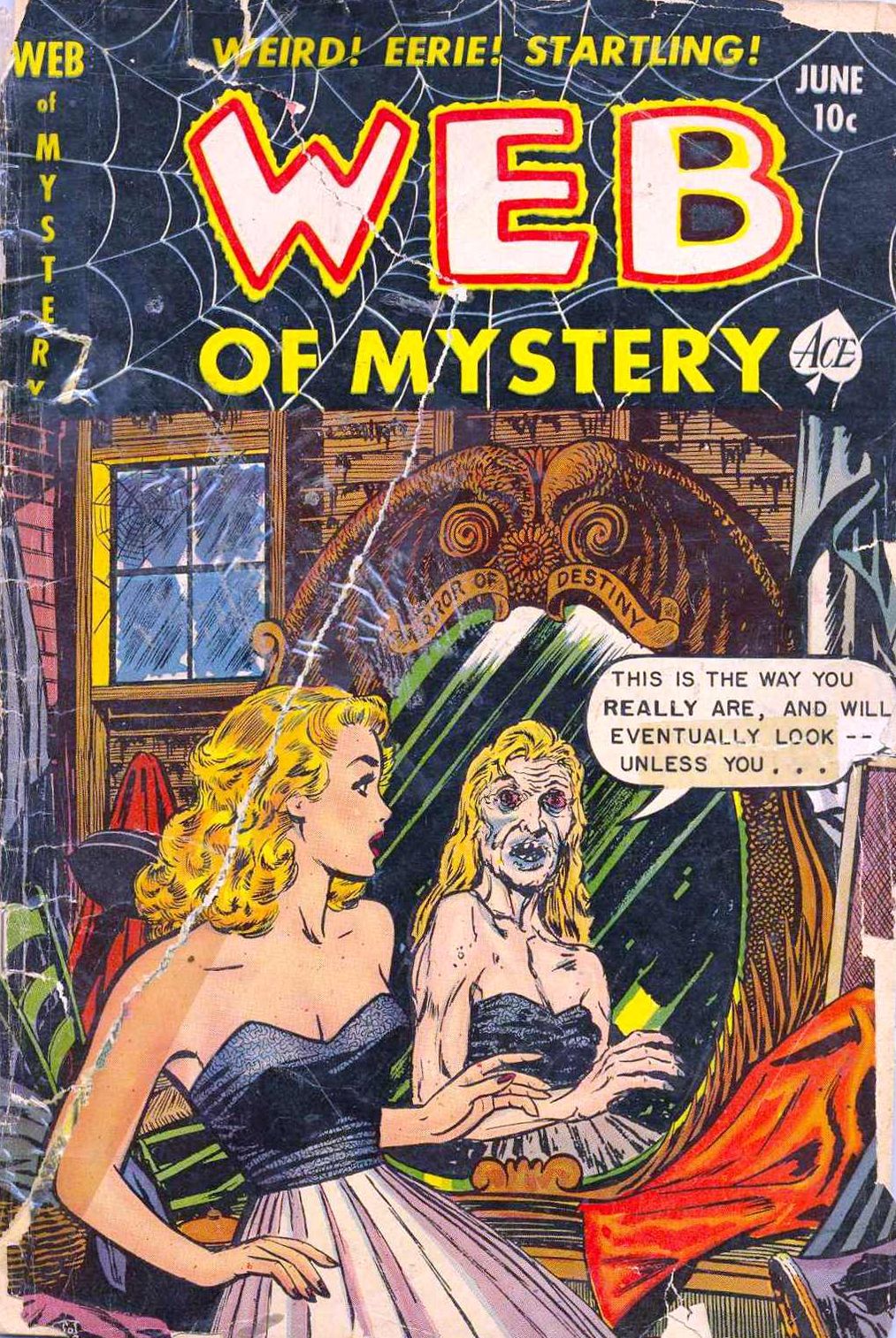 Web of Mystery Comic Books Issue No. 10 1952