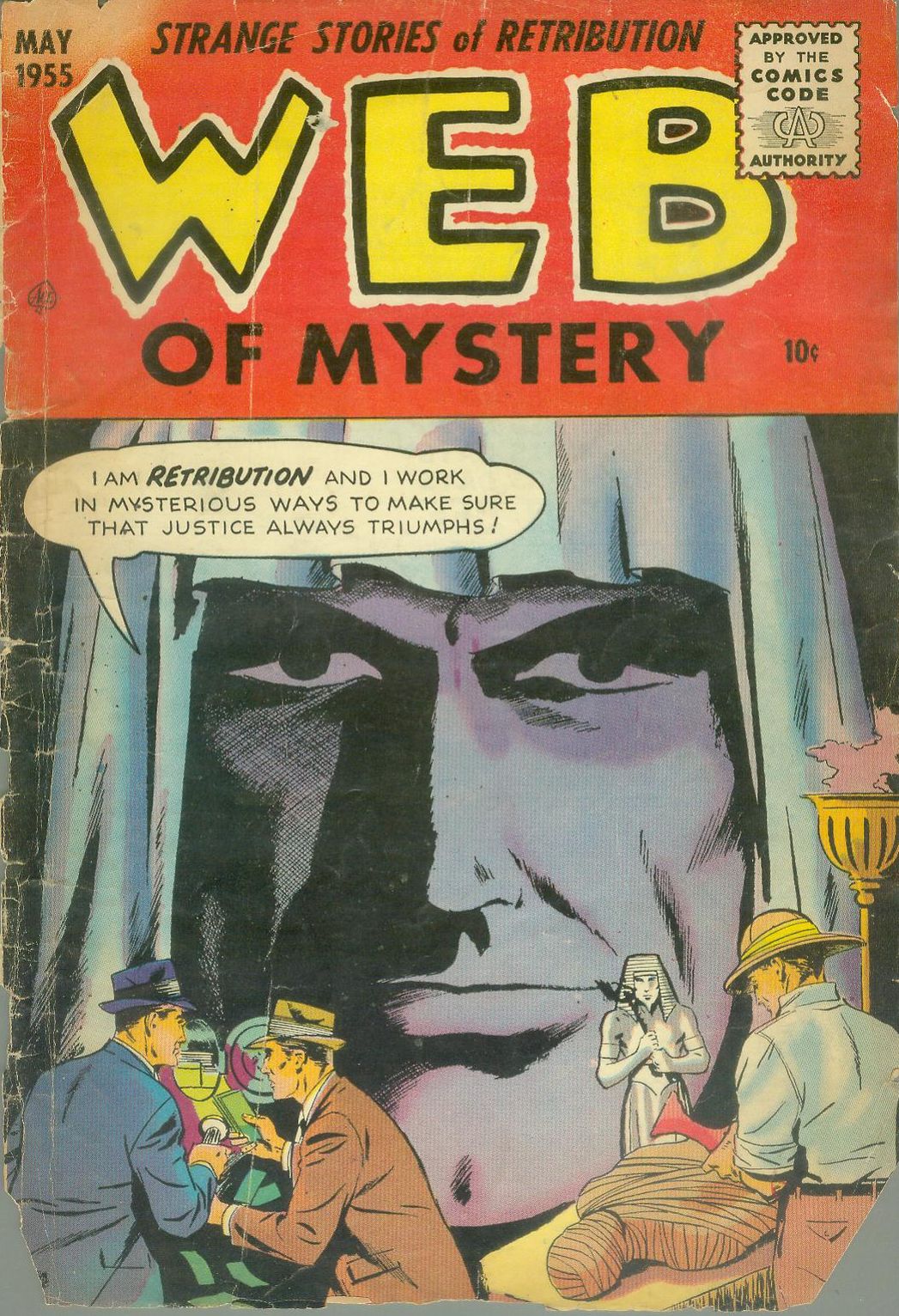 Web of Mystery Comic Books Issue No. 28 1955