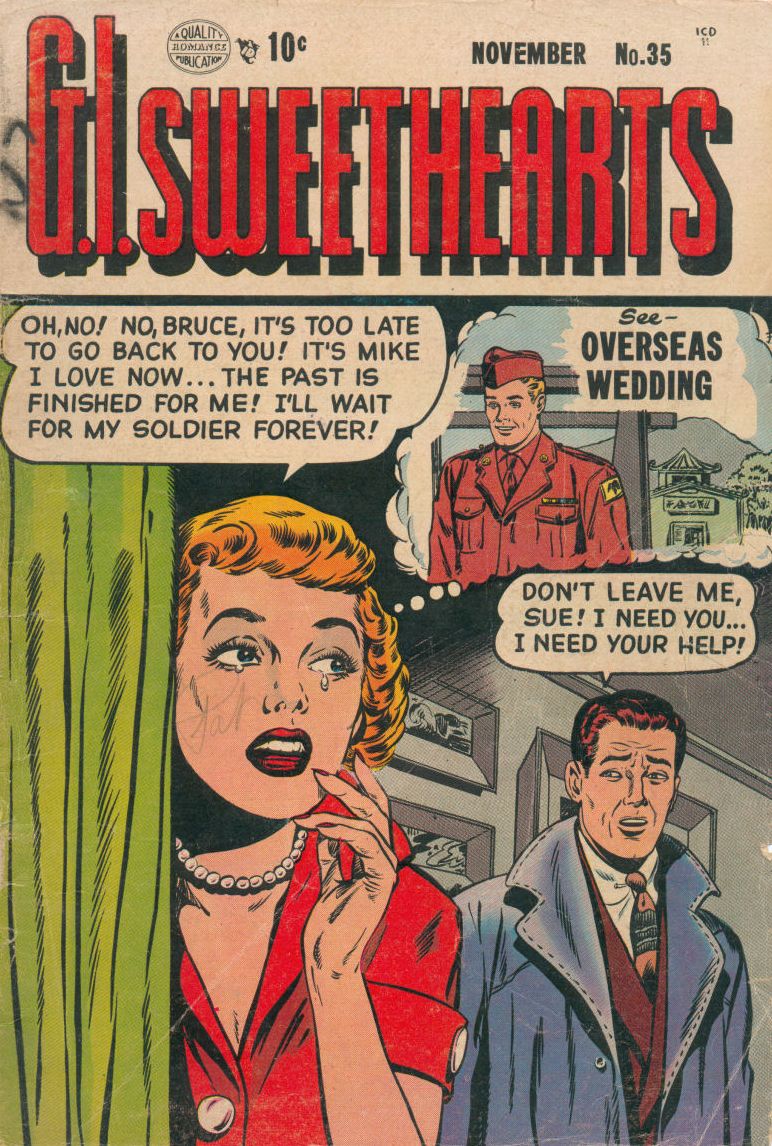 GI Sweethearts Number 35 Love Comic Book