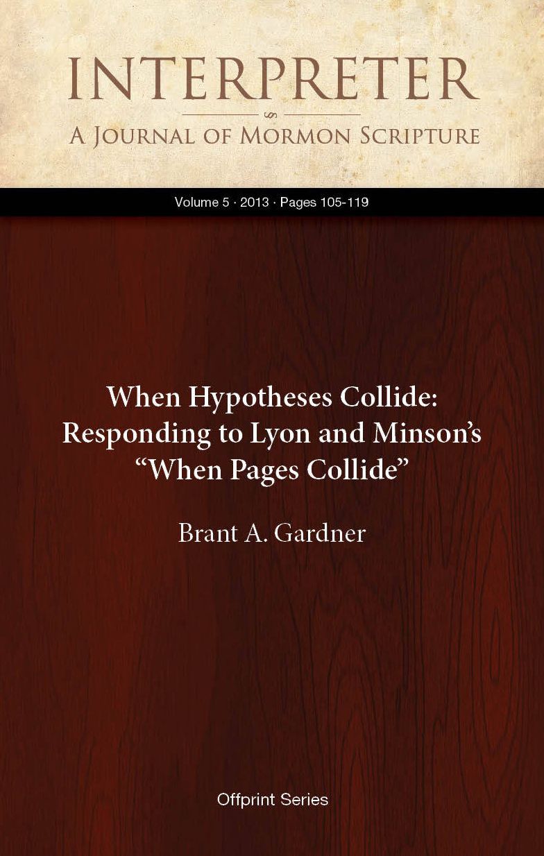 When Hypotheses Collide: Responding to Lyon and Minsonââ