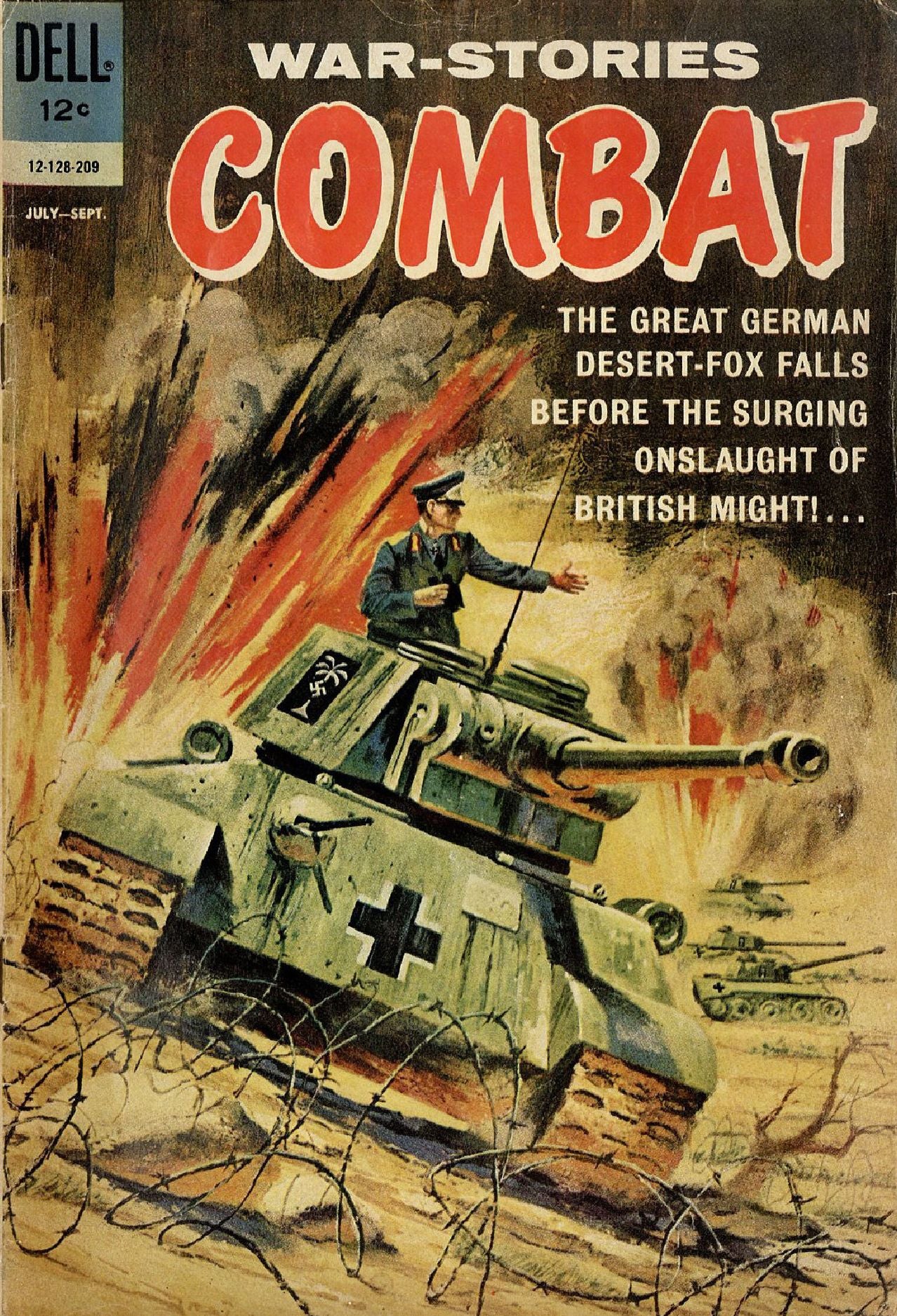 Combat Number 5 War Comic Book