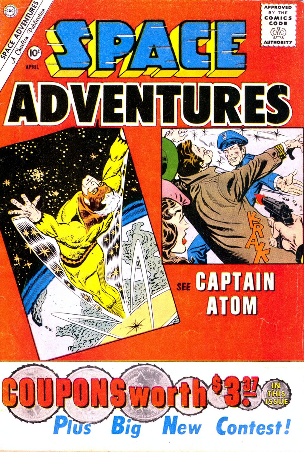 Space Adventures Number 39 Science Fiction Comic Book