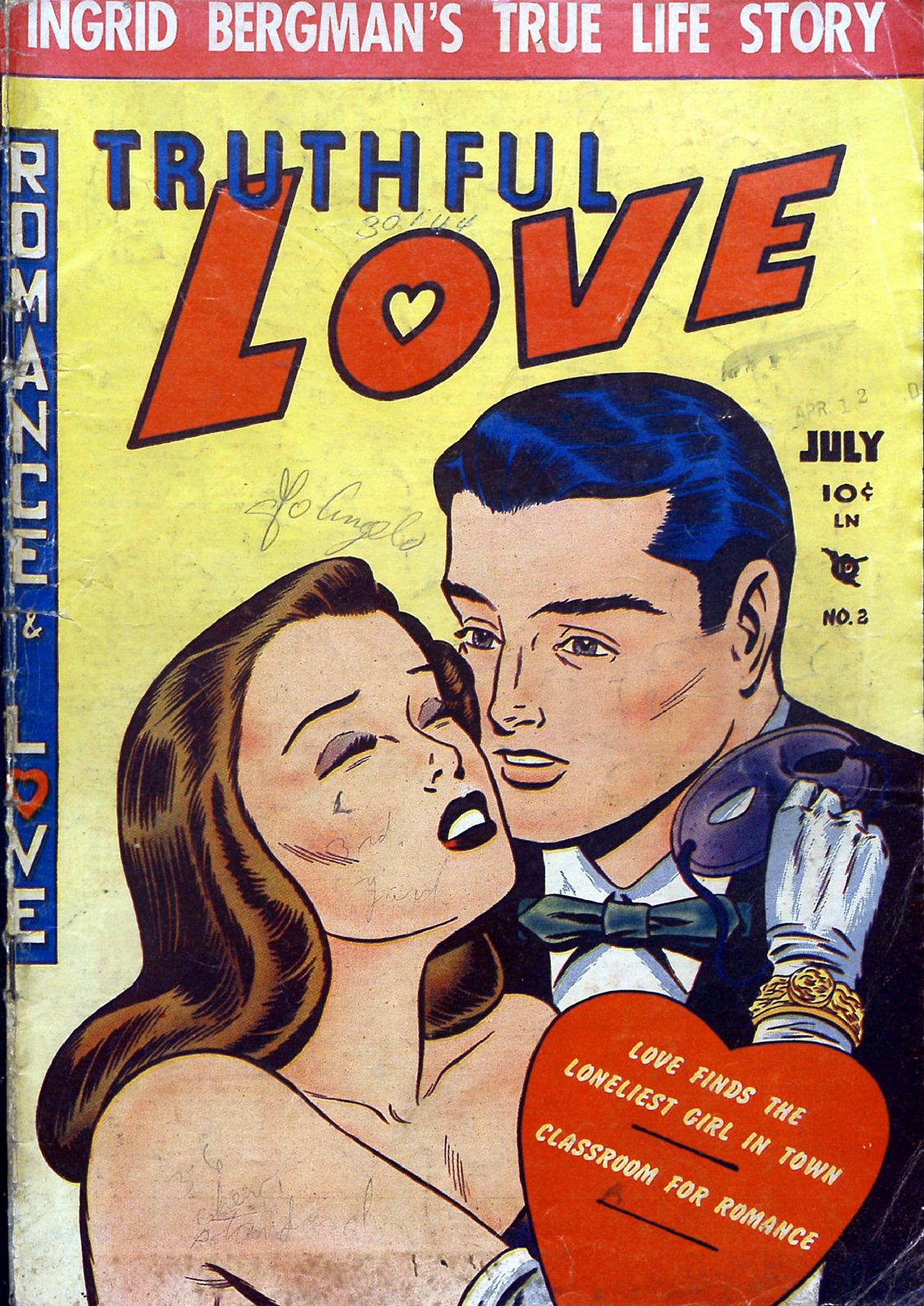 Truthful Love Number 2 Love comic book