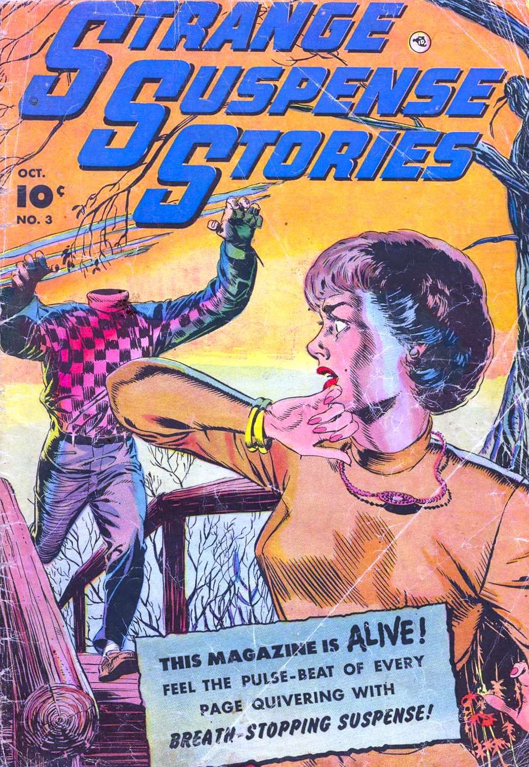 Strange Suspense Stories Number 3 Horror Comic Book