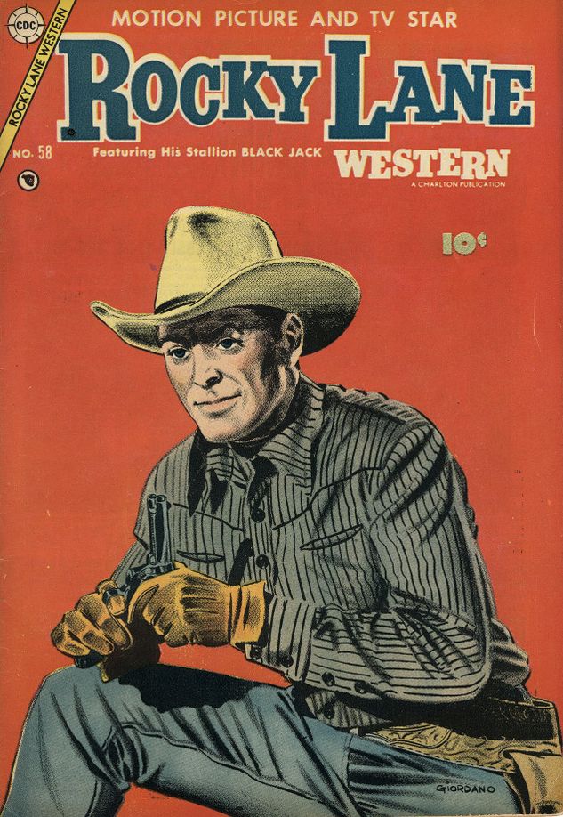 Rocky Lane Number 58 Western Comic Book