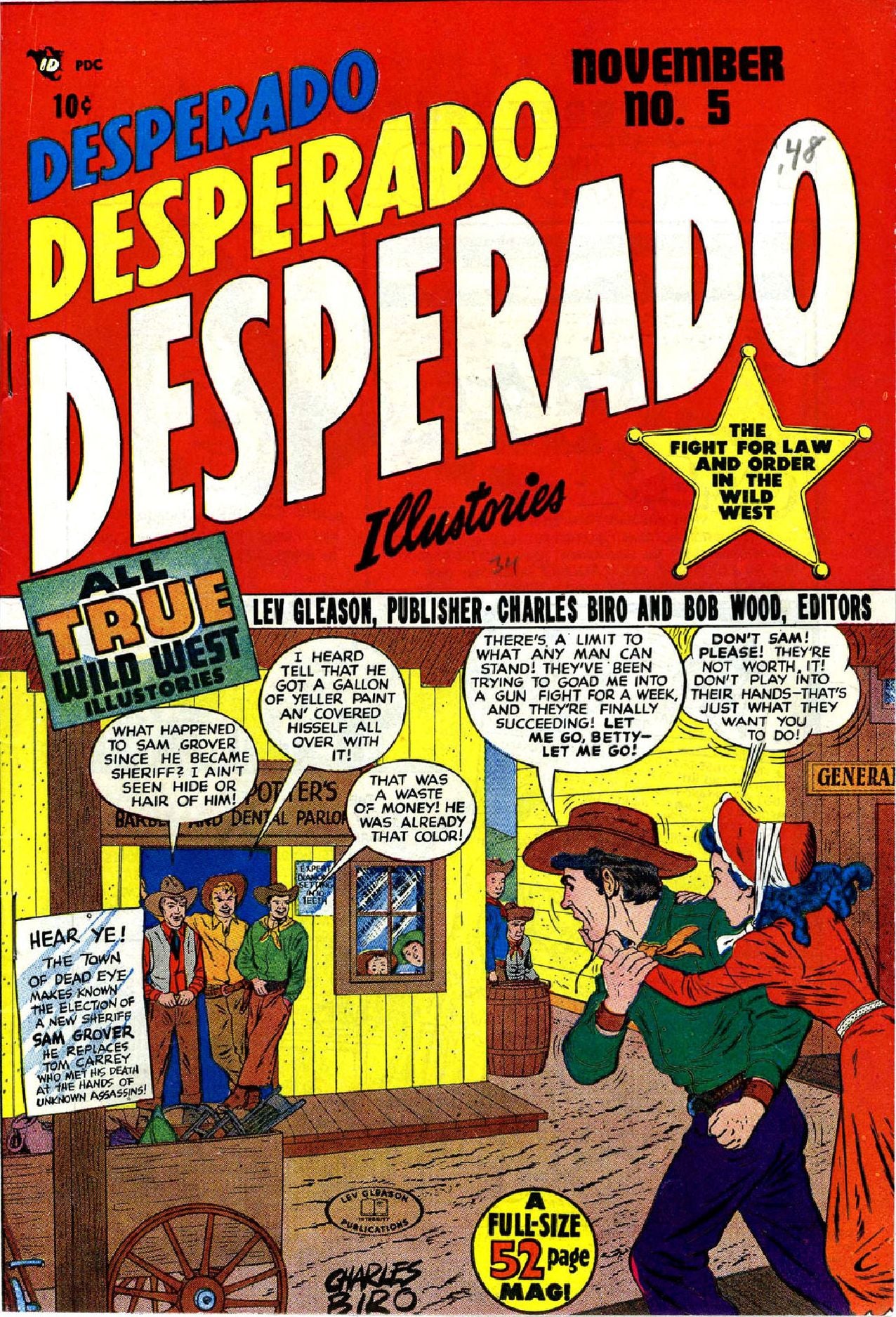 Desperado Number 5 Western Comic Book
