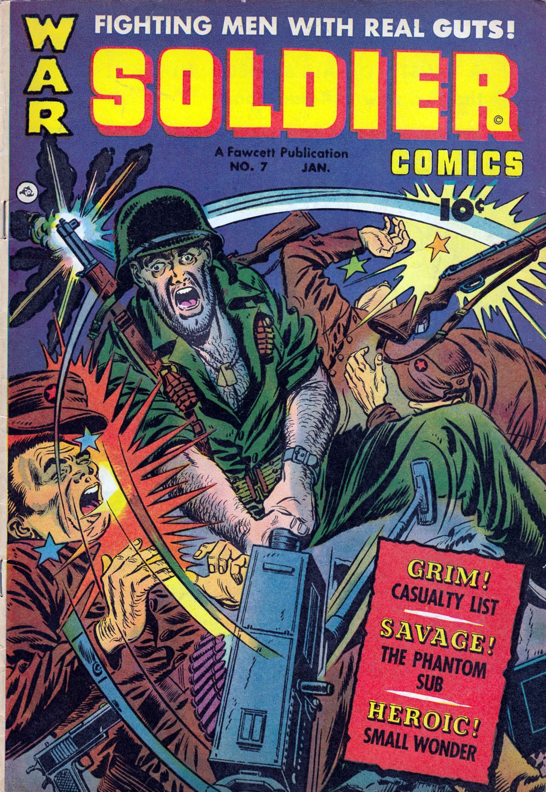 Soldier Comics Number 7 War Comic Book