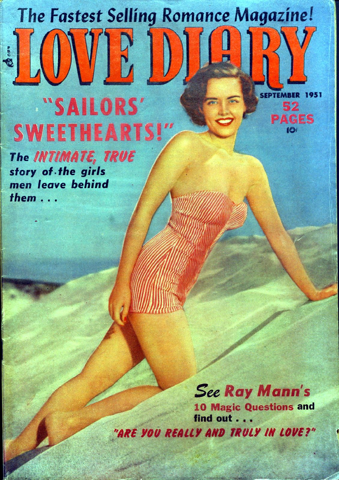 Love Diary Number 20 Romance Comic Book