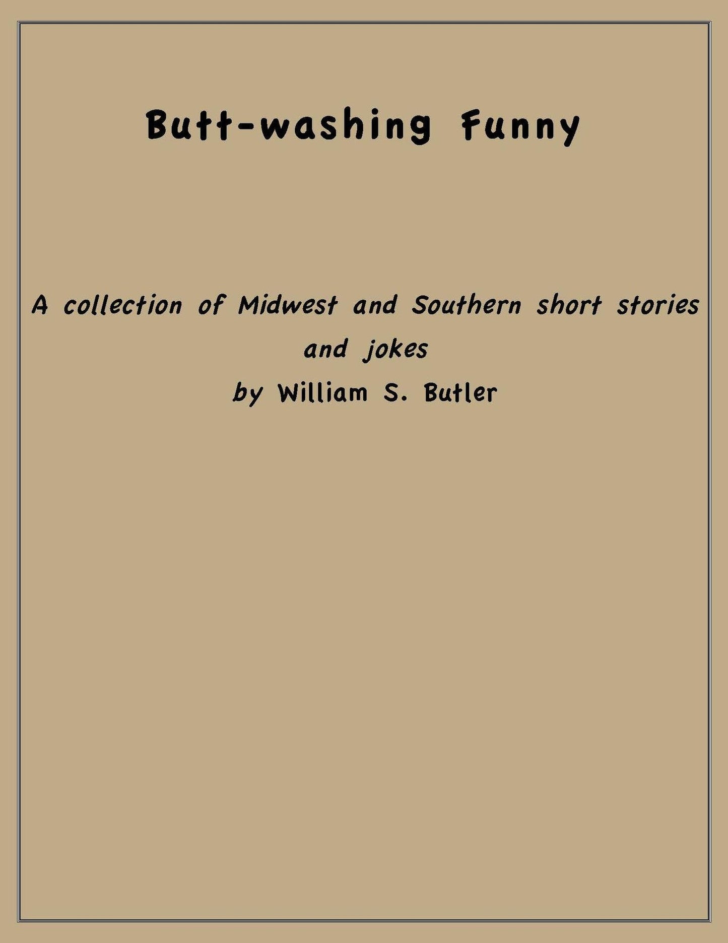 Butt-washing Funny