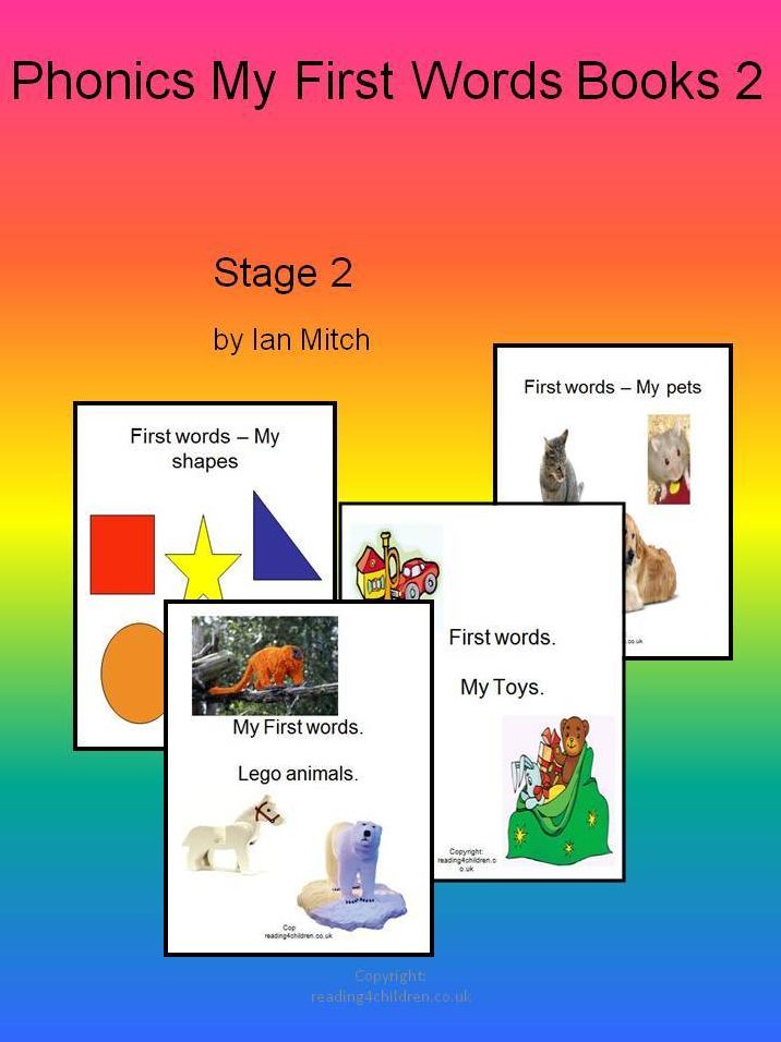 Phonics My First Words Books 2