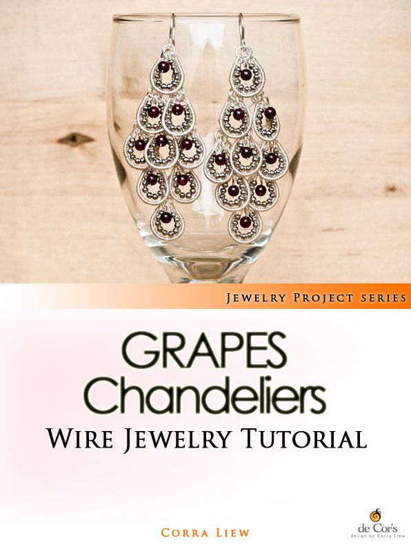 Wire Jewelry Tutorial: Grapes Chandelier Earrings