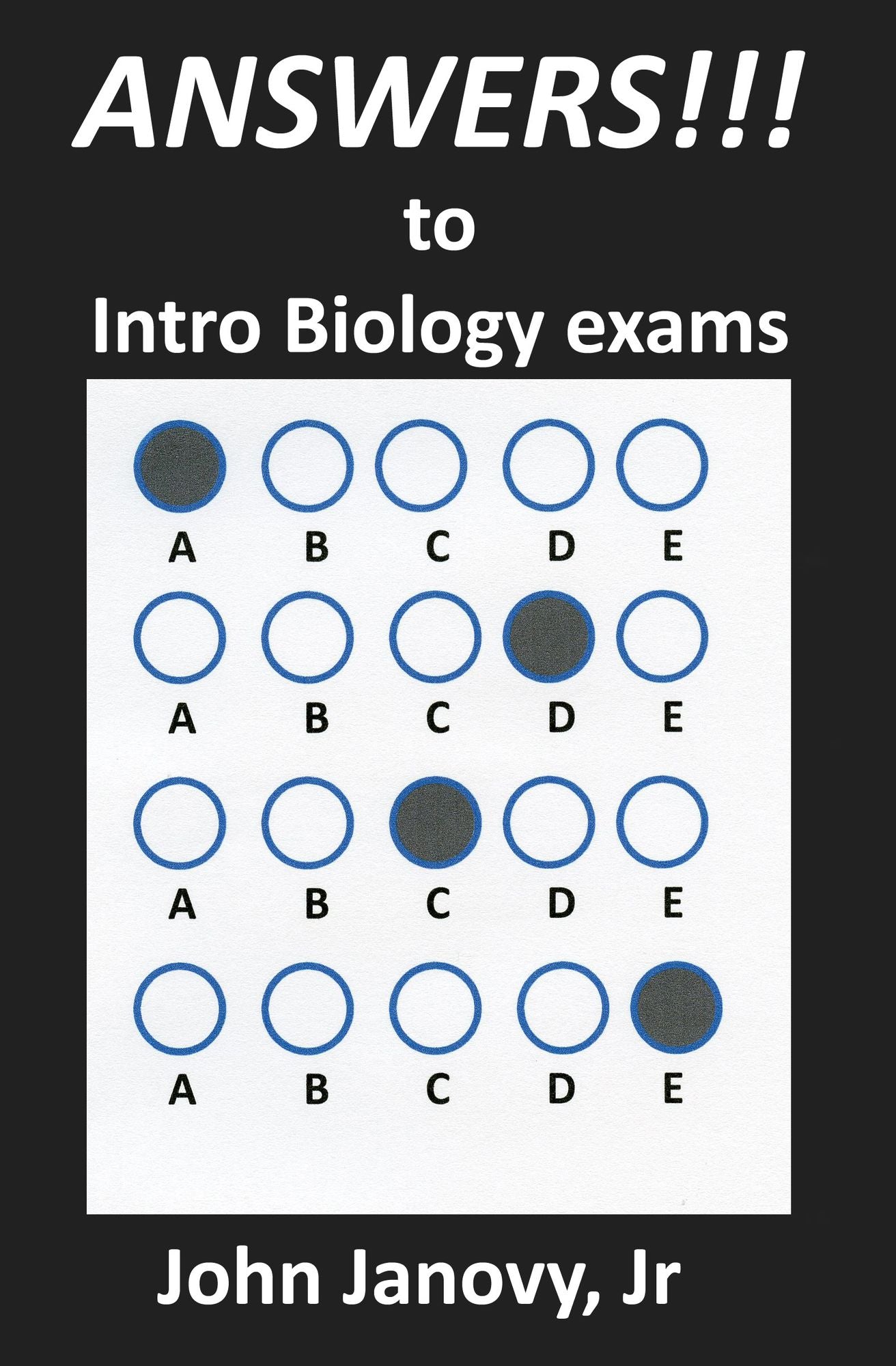 Answers to College Level Biology exams