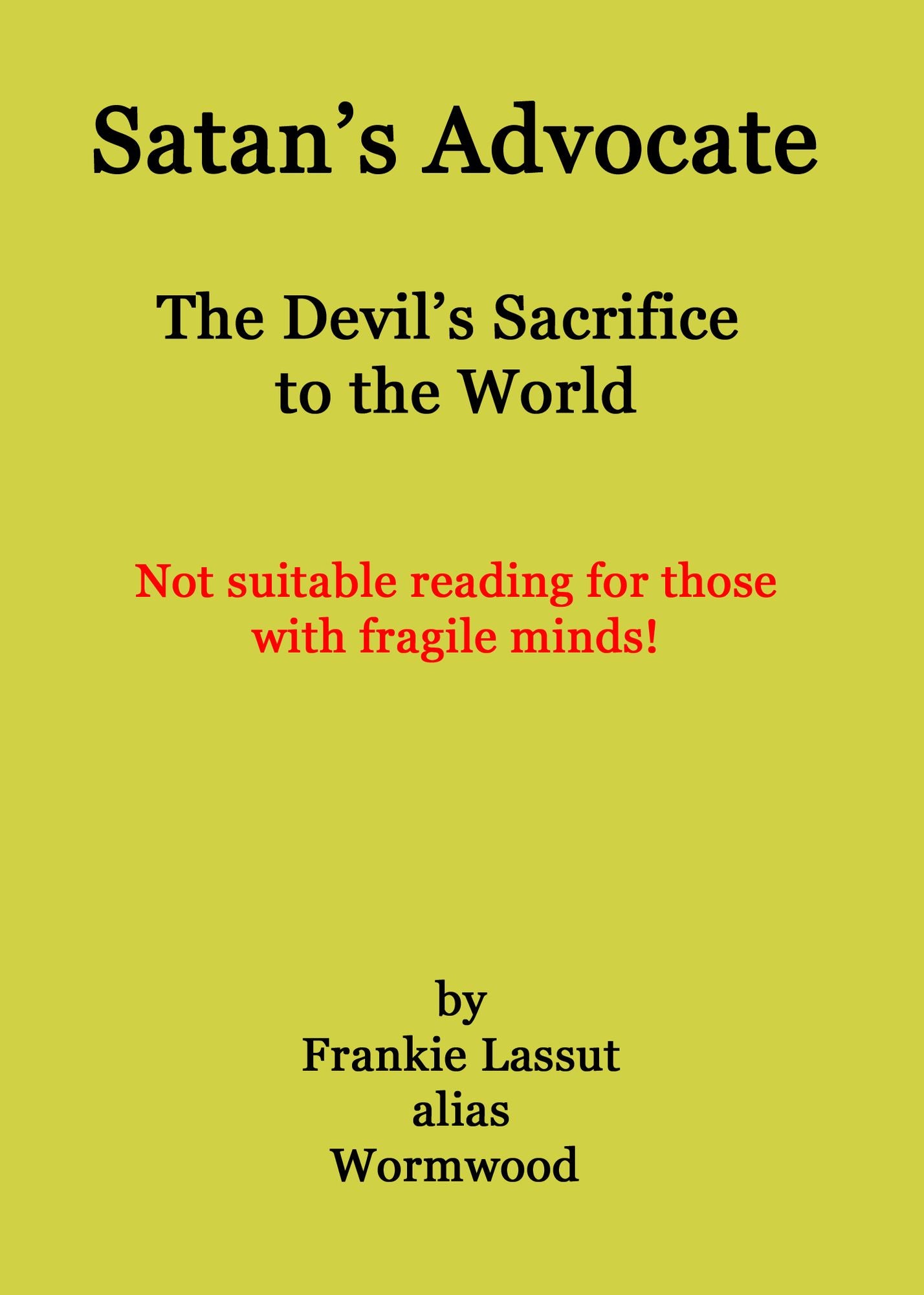 Satan's Advocate