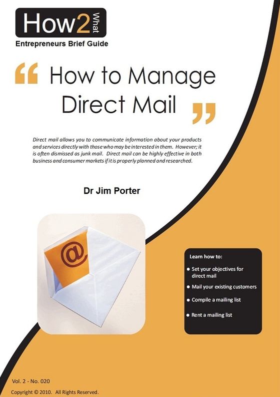 How to Manage Direct Mail