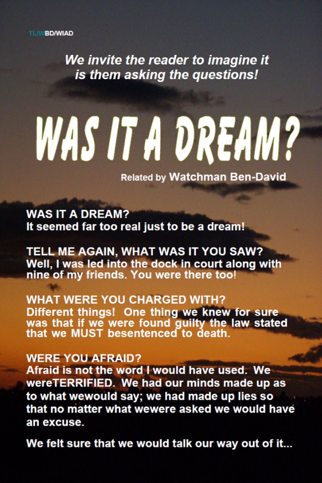 Was It a Dream?