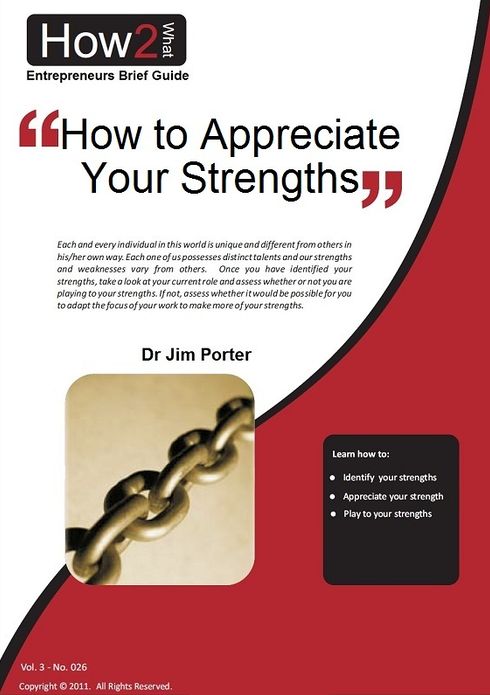 How to Appreciate Your Strengths