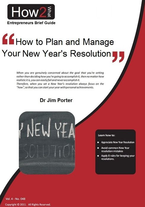 How to Plan and Manage Your New Year's Resolutions