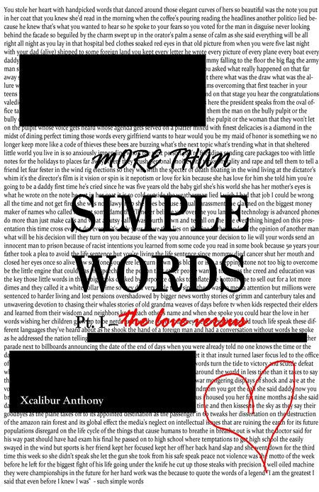 More Than Simple Words Pt. I: The Love Versus