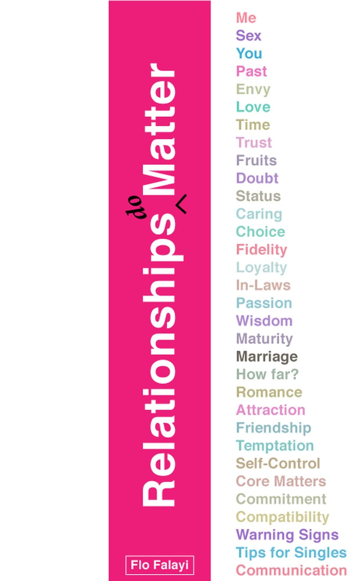 Relationships Do Matter
