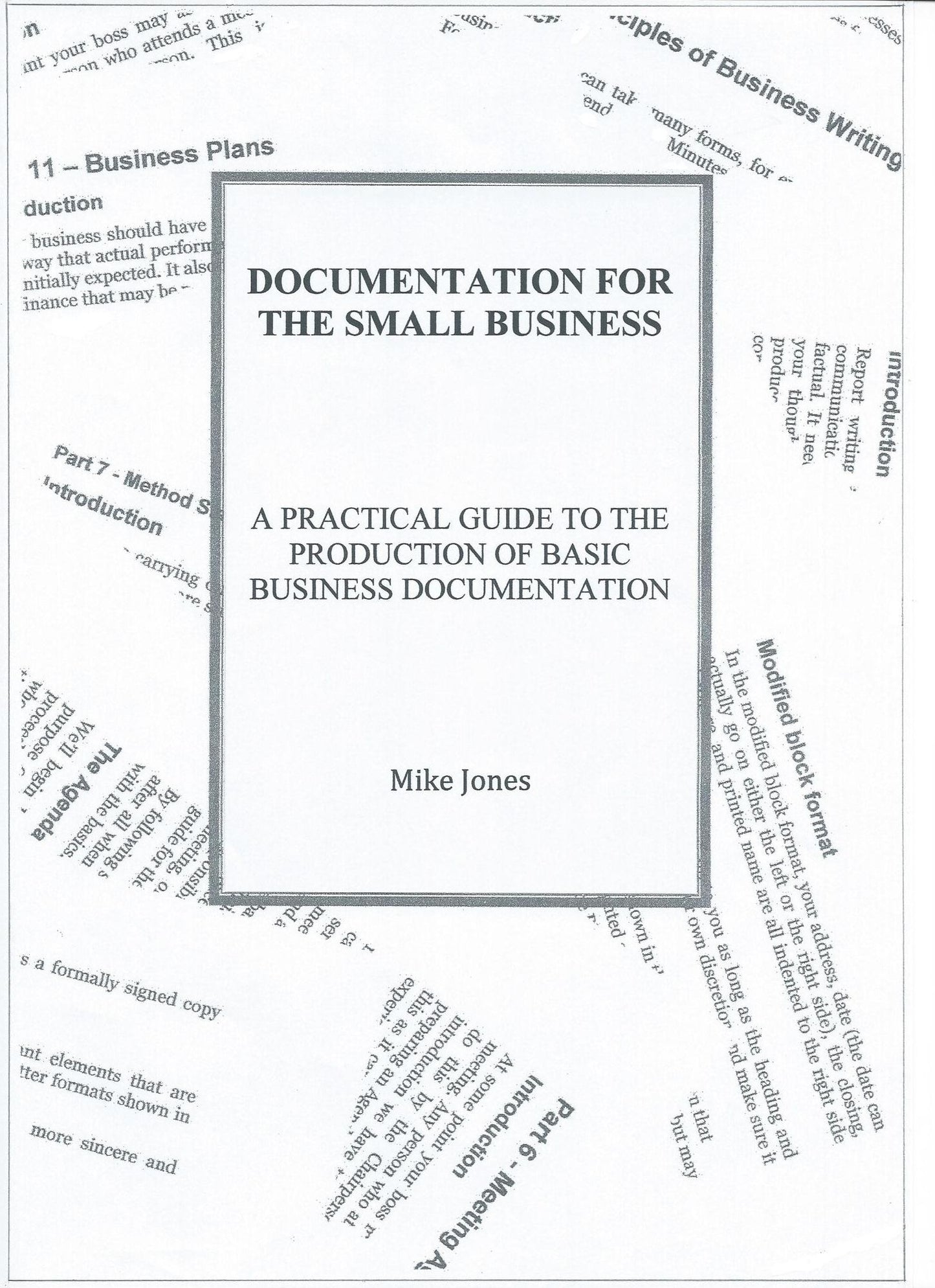 Business Documentation for the Small Business
