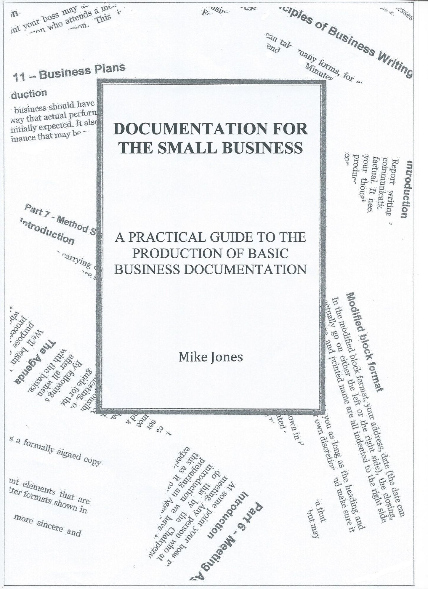 Business Documentation for the Small Business