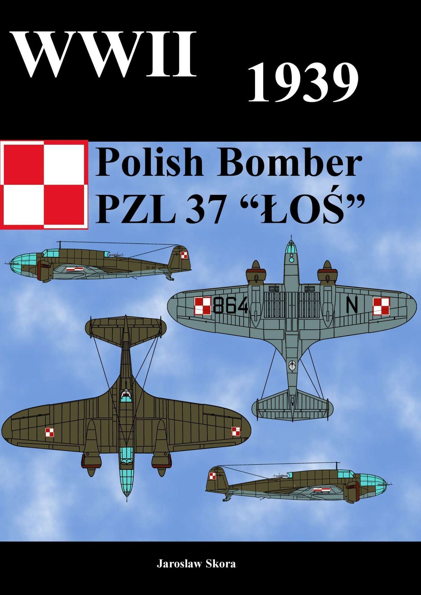 WWII 1939 Polish Bomber PZL 37 "LOS"