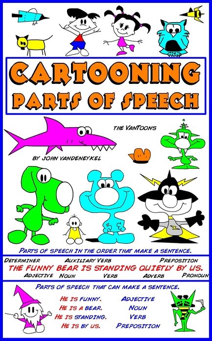 Cartooning Parts of Speech