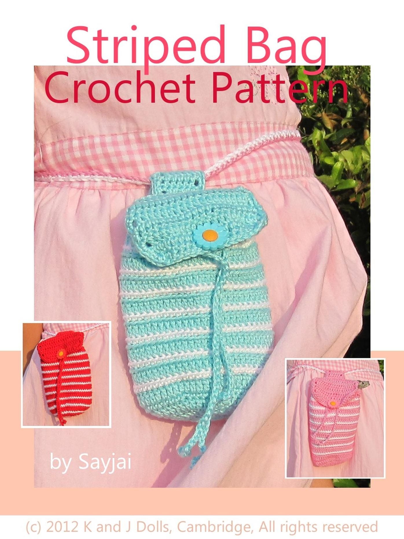 Striped Bag Crochet Pattern