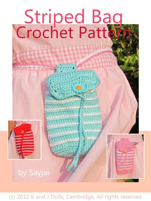 Striped Bag Crochet Pattern