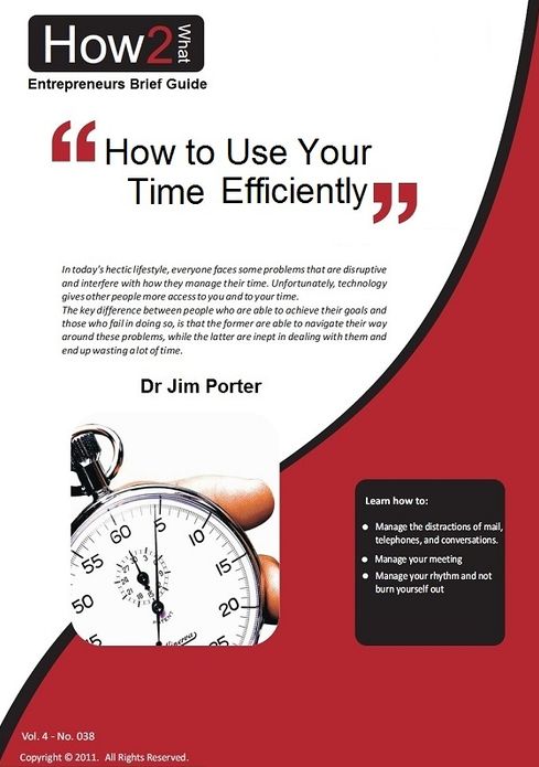 How to Use Your Time Efficiently