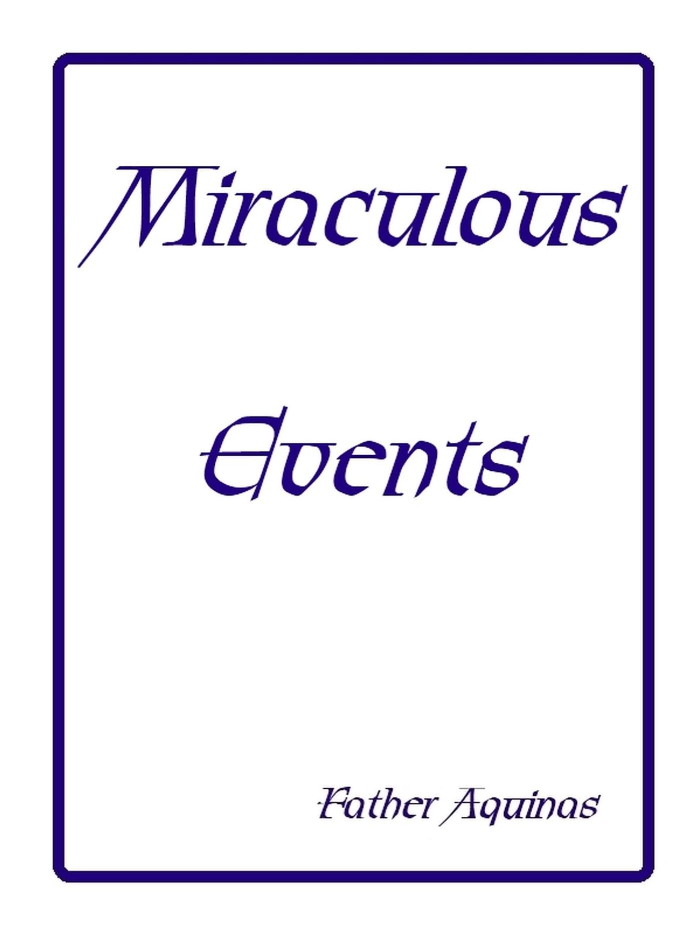 Miraculous Events