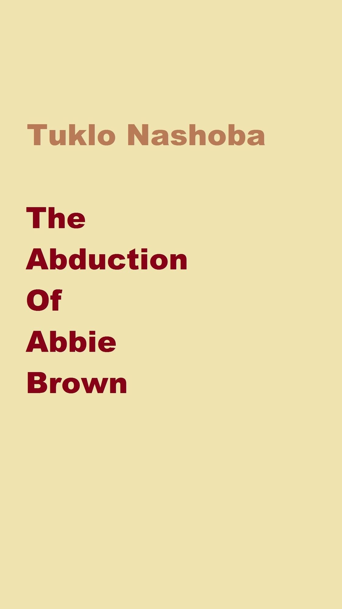 The Abduction of Abbie Brown