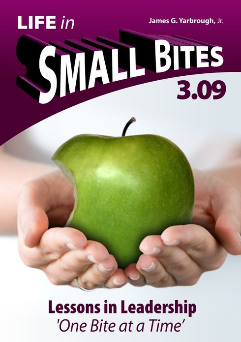 Life in Small Bites: 3.09 Leadership