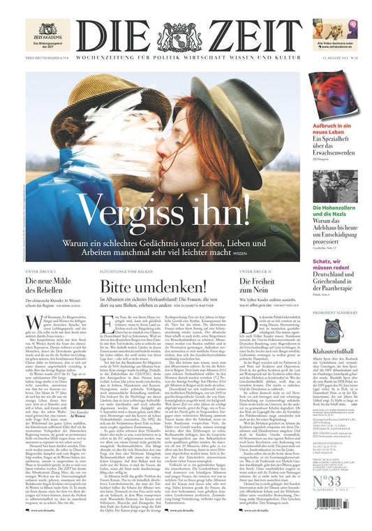 Die Zeit - 08/13/15