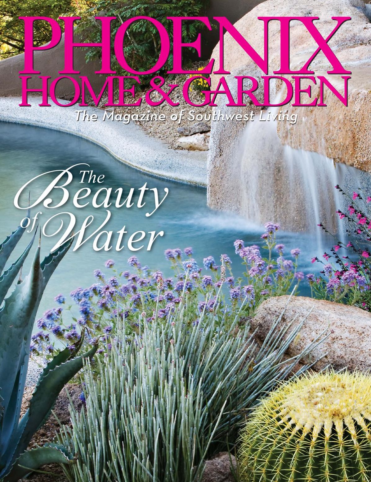 Phoenix Home and Garden Magazine - The Beauty of Water 2014