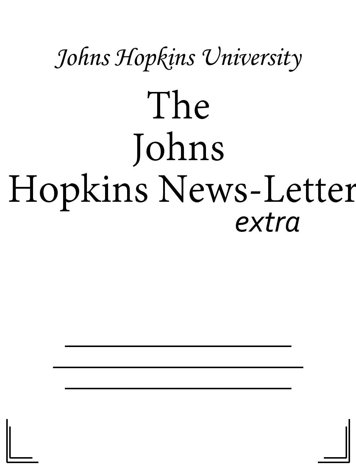 Johns Hopkins News-Letter - 05/02/15