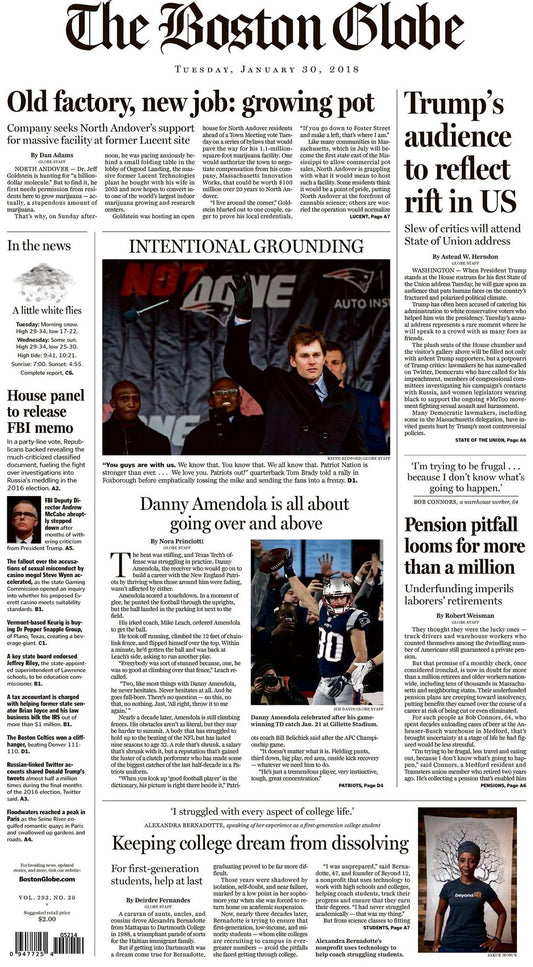 Boston Globe - 01/30/18