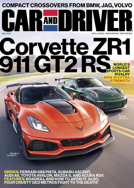 Popular Mechanics & Car and Driver Combo - Car and Driver - August 2018