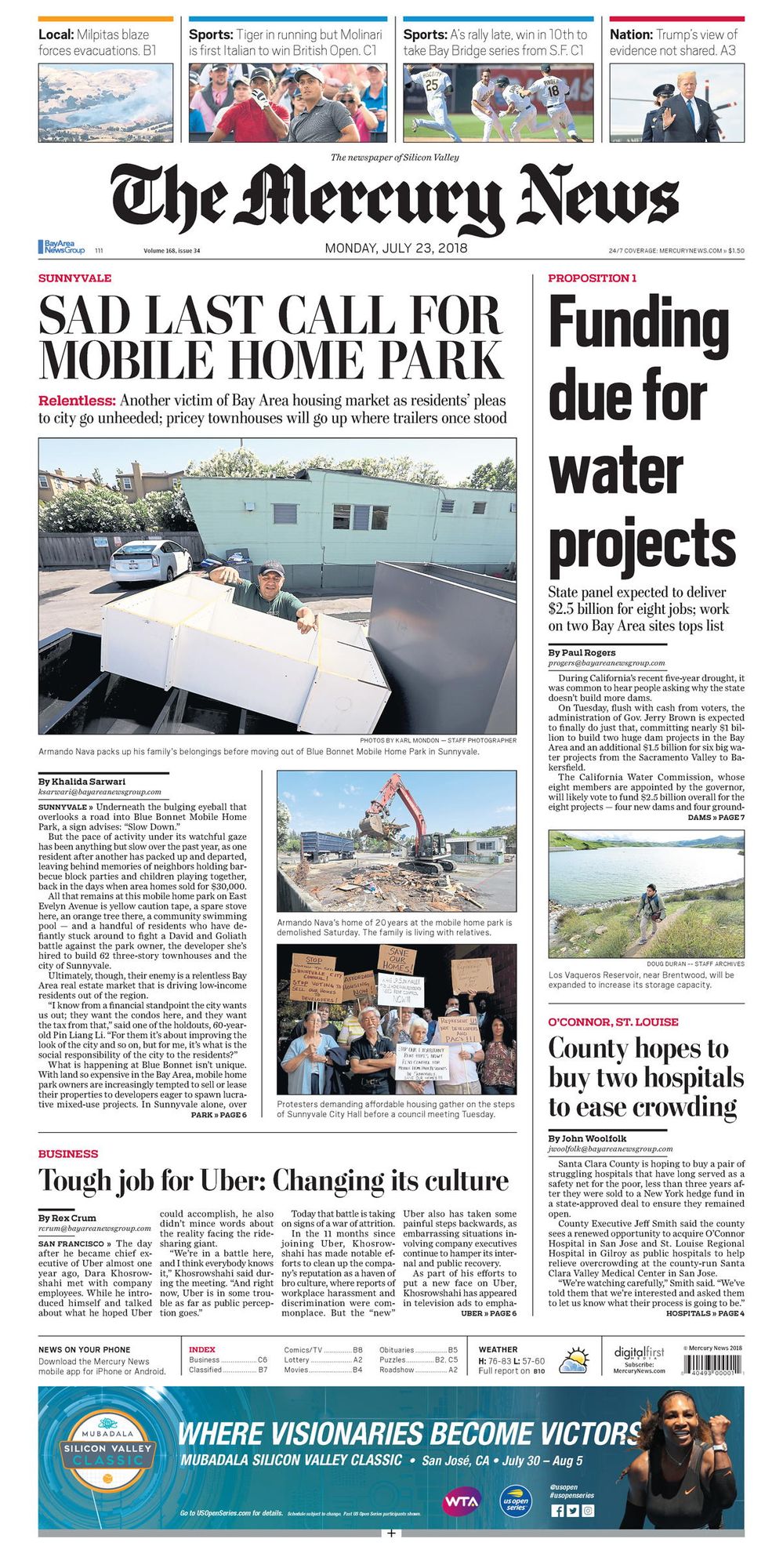 San Jose Mercury News - 07/23/18