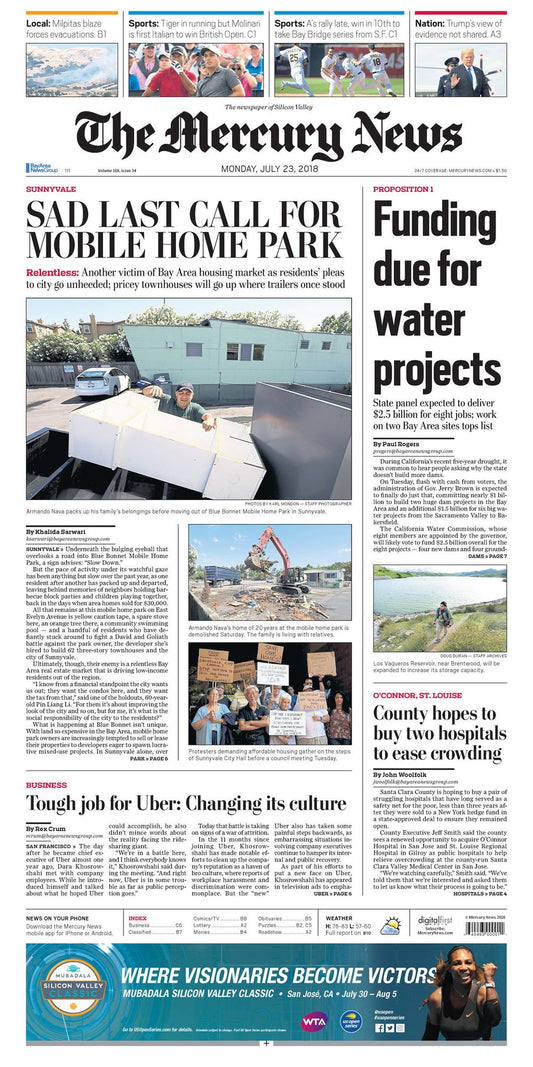 San Jose Mercury News - 07/23/18