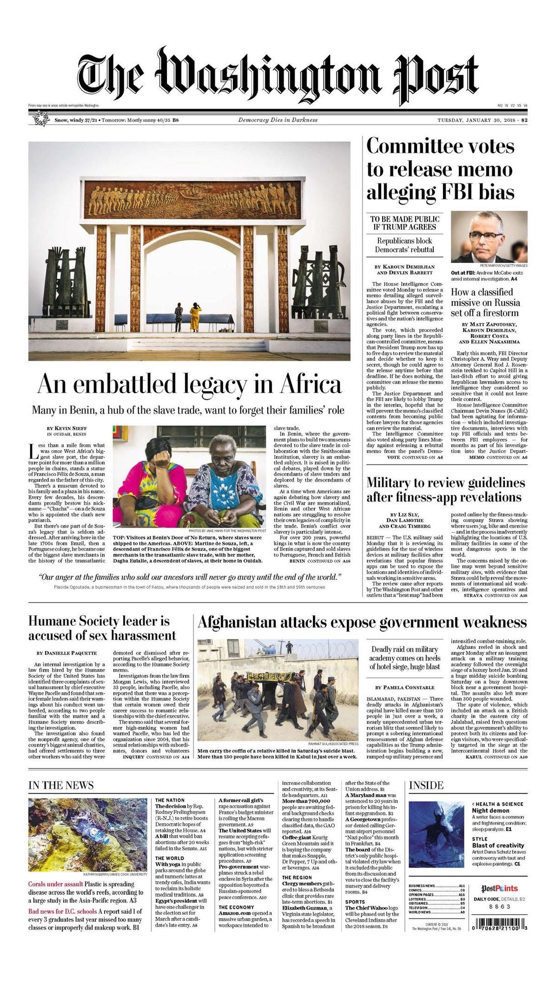 Washington Post - 01/30/18