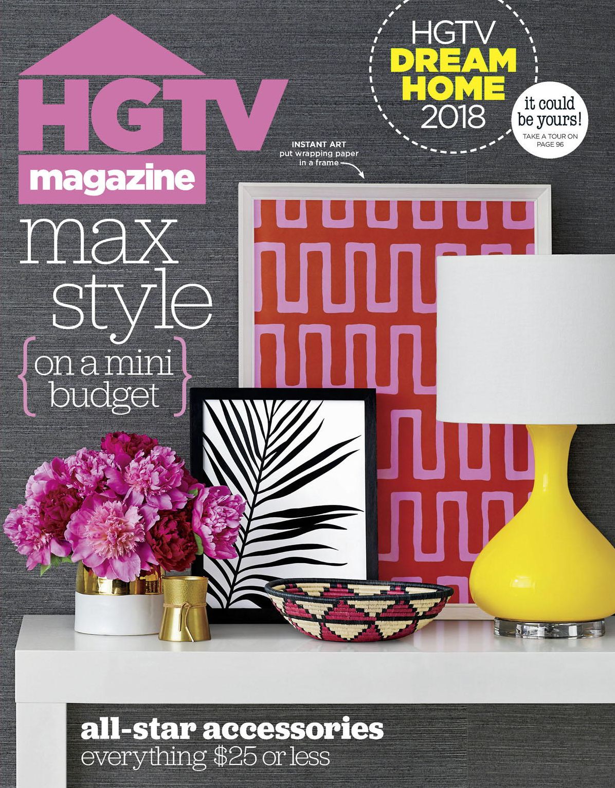 HGTV Magazine - 50% Off - January-February 2018