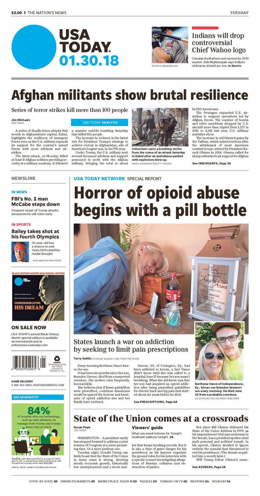 USA Today - Annual Subscription Sale - 01/30/18